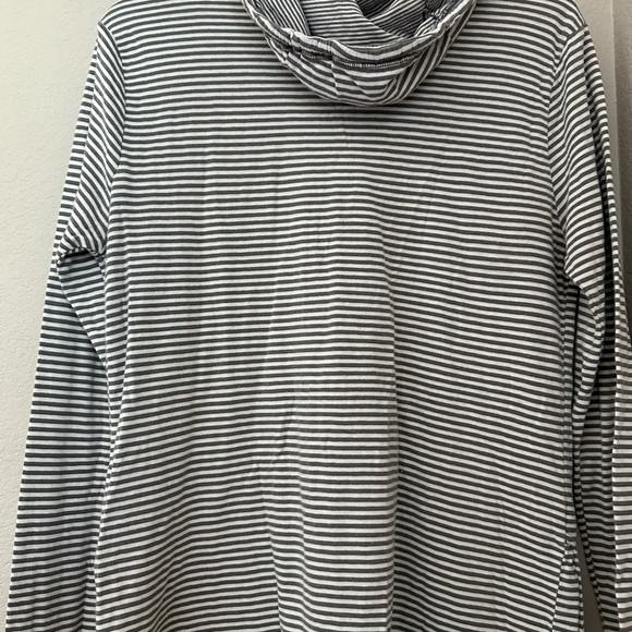 Horny Toad Women’s Hooded Top Gray Stripes L , Outdoor, Hiking, Camping - Picture 5 of 10